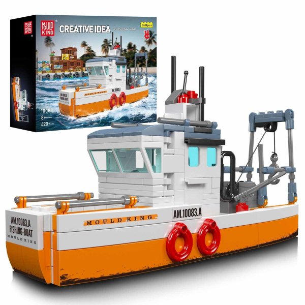 Mould King 10083 Fishing Boat