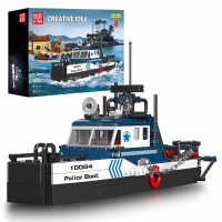 Mould King 10084 Police Boat