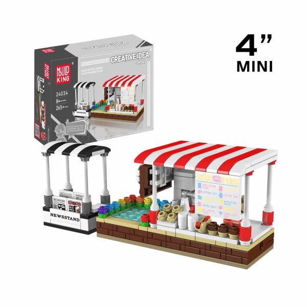 Mould King 24034 Coffee Shop & Newsstand