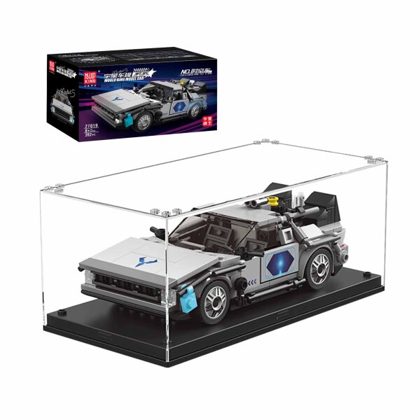 Mould King 27019 SilverCar + Showcase