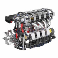 Mould King 10087 L4 Engine