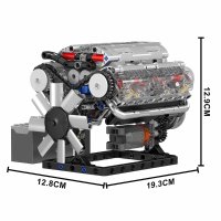 Mould King 10088 V8 Engine