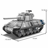 Mould King 20034 M36 Jackson Tank Destroyer