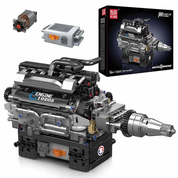 Mould King 10205 RP V12 Engine
