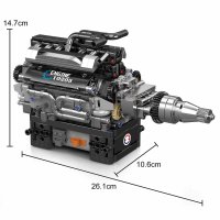 Mould King 10205 RP V12 Engine
