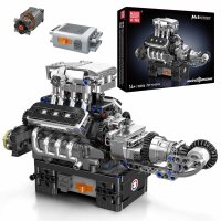 Mould King 10206 MCL V8 Engine