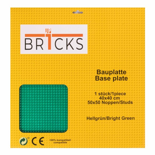 BR1CKS Baseplate Bright Green 50x50