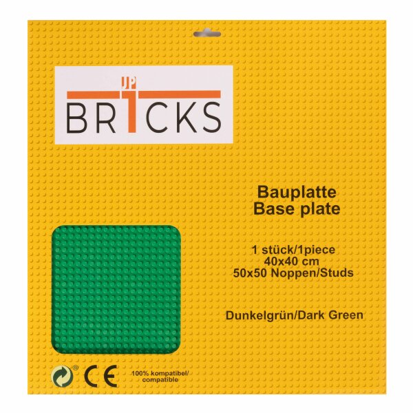 BR1CKS Baseplate Dark Green 50x50