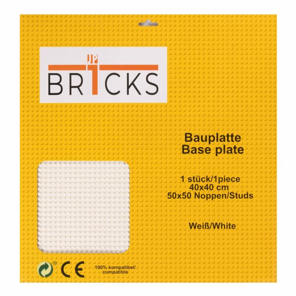 BR1CKS Baseplate White 50x50