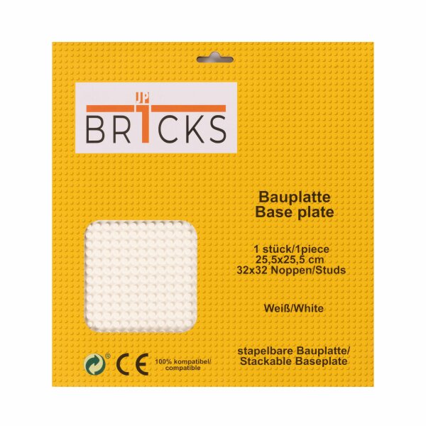 BR1CKS Baseplate White 32x32