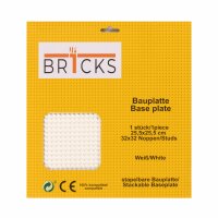 BR1CKS Baseplate White 32x32