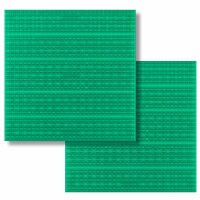 BR1CKS Baseplate Bright Green 32x32 2er