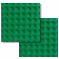 BR1CKS Baseplate Dark Green 32x32 2er