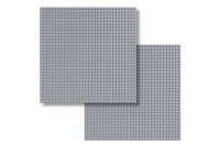 BR1CKS Baseplate Med. Stone Grey 32x32 2er