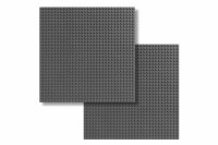 BR1CKS Baseplate Dark Stone Grey 32x32 2er