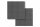 BR1CKS Baseplate Dark Stone Grey 32x32 2er