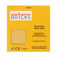 BR1CKS Baseplate Sand 32x32 2er