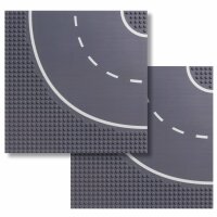 BR1CKS Baseplate Kurve 32x32 2er