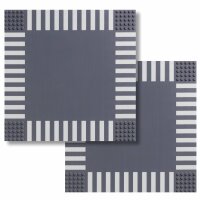 BR1CKS Baseplate Kreuzung 32x32 2er