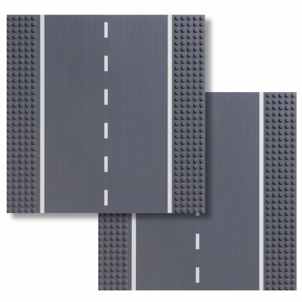 BR1CKS Baseplate Gerade 32x32 2er