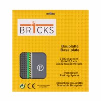 BR1CKS Baseplate Parkplatz 32x32 2er