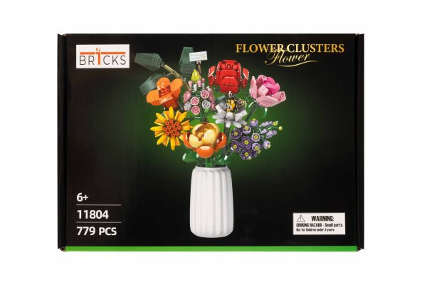 BR1CKS 11804-DS Sommer Blumen Bouquet
