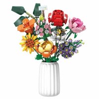 BR1CKS 11804-DS Sommer Blumen Bouquet
