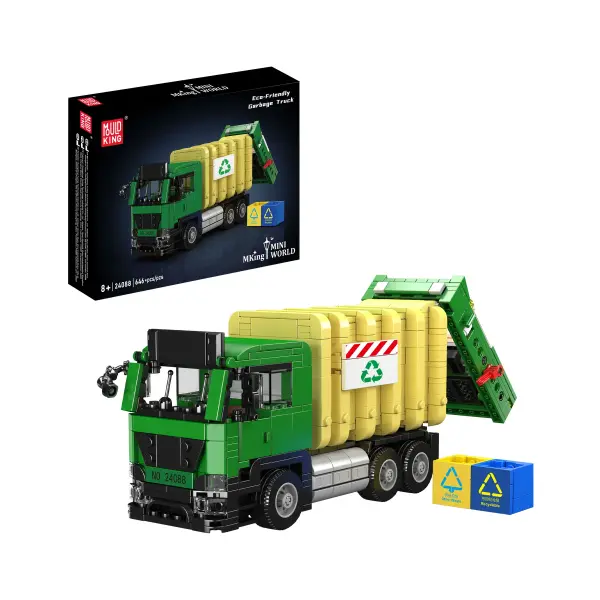 Mould King 24088 Umweltfreundlicher M&uuml;llwagen-Bausatz
