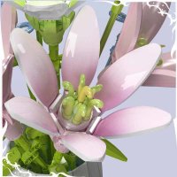 Mould King 10057 Vibrant Dream Liles Lilien Blumenstrau&szlig;